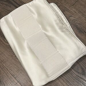 Pillow Shams Off White Ivory Sateen Hotel Collection Standard Size Shams